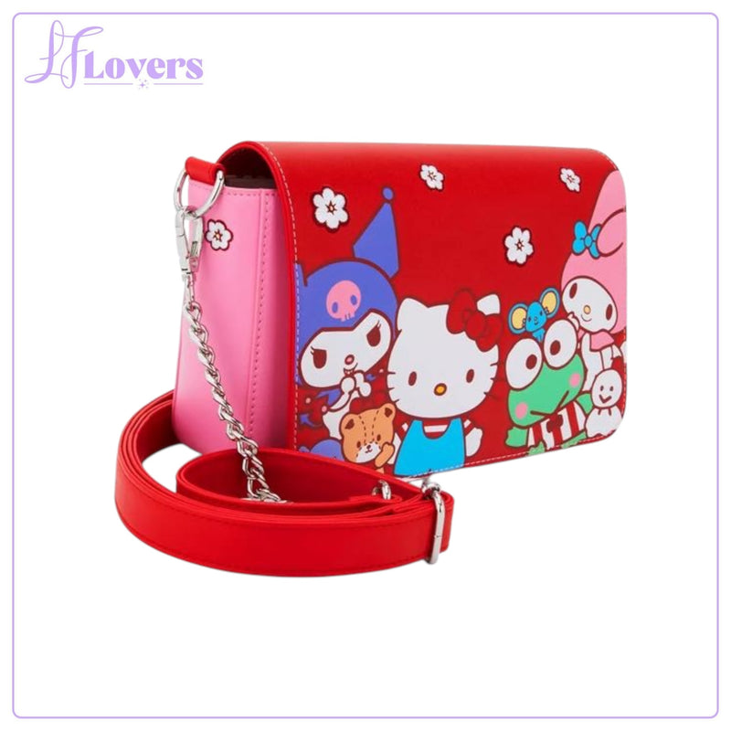 Load image into Gallery viewer, Loungefly Sanrio Hello Kitty &amp; Friends Colour Block Crossbody - PRE ORDER
