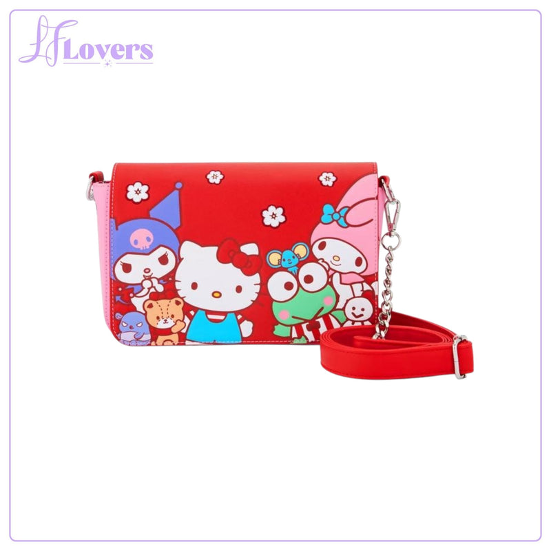 Load image into Gallery viewer, Loungefly Sanrio Hello Kitty &amp; Friends Colour Block Crossbody - PRE ORDER
