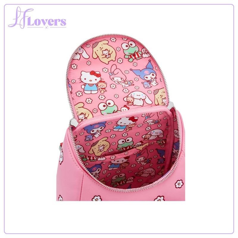 Load image into Gallery viewer, Loungefly Sanrio Hello Kitty &amp; Friends Colour Block Mini Backpack - PRE ORDER
