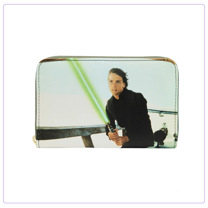 Load image into Gallery viewer, Loungefly Star Wars Scenes Return Of The Jedi Zip Around Wallet - LF Lovers
