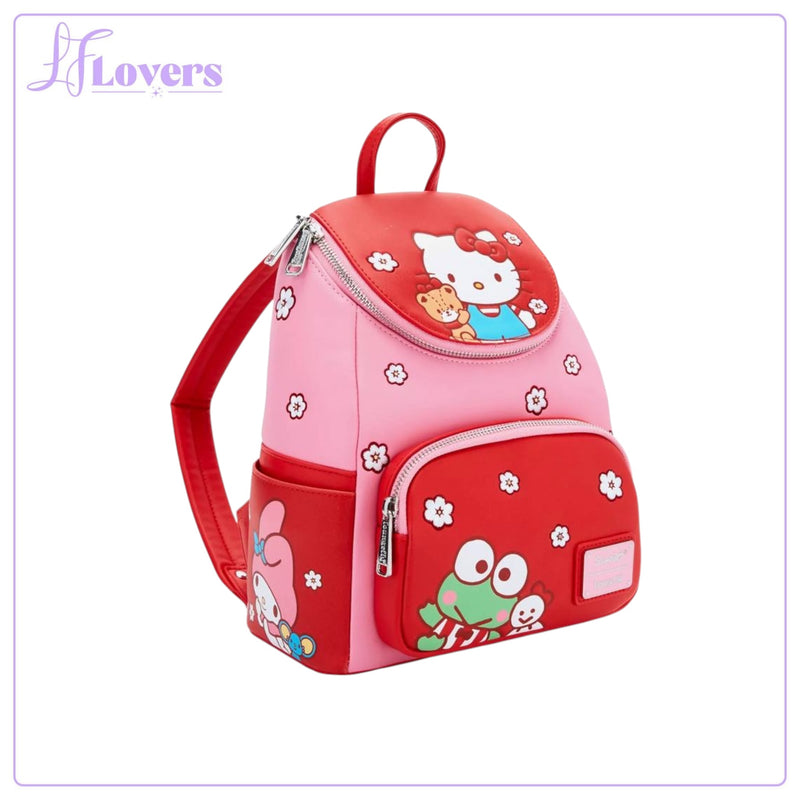 Load image into Gallery viewer, Loungefly Sanrio Hello Kitty &amp; Friends Colour Block Mini Backpack - PRE ORDER
