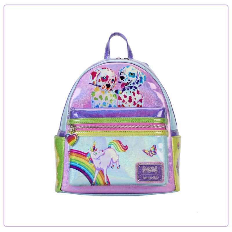 Load image into Gallery viewer, Loungefly Lisa Frank Colour Block Mini Backpack - LF Lovers
