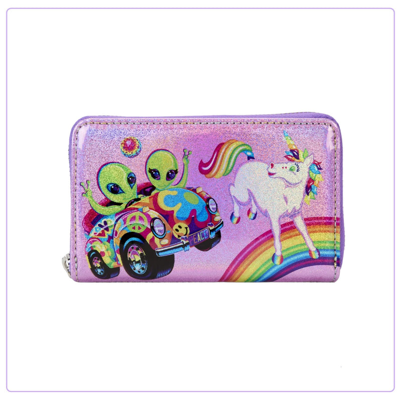 Load image into Gallery viewer, Loungefly Lisa Frank Colour Block Wallet - LF Lovers
