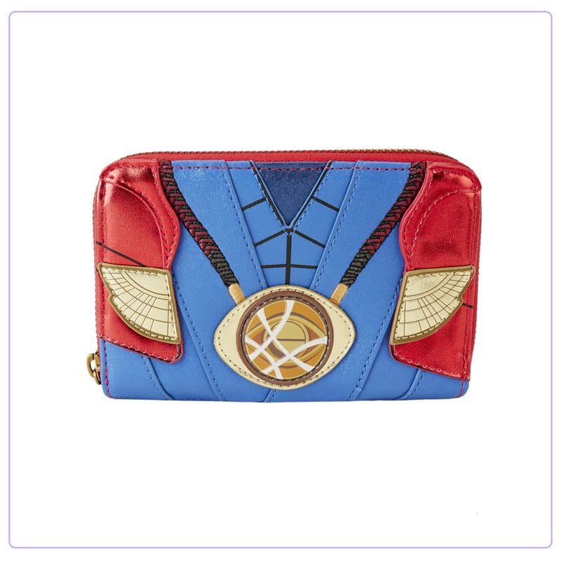 Load image into Gallery viewer, Loungefly Marvel Metallic Doctor Strange Zip Around Wallet - LF Lovers
