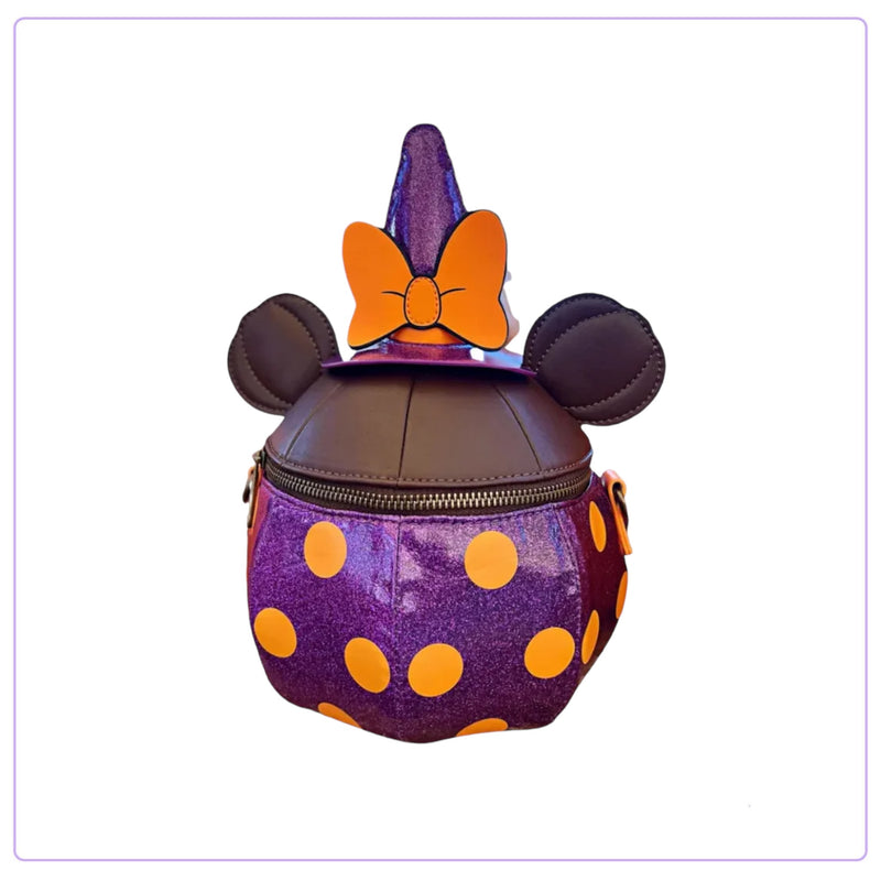 Load image into Gallery viewer, Loungefly Halloween Witch Minnie Apple Crossbody Bag - LF Lovers
