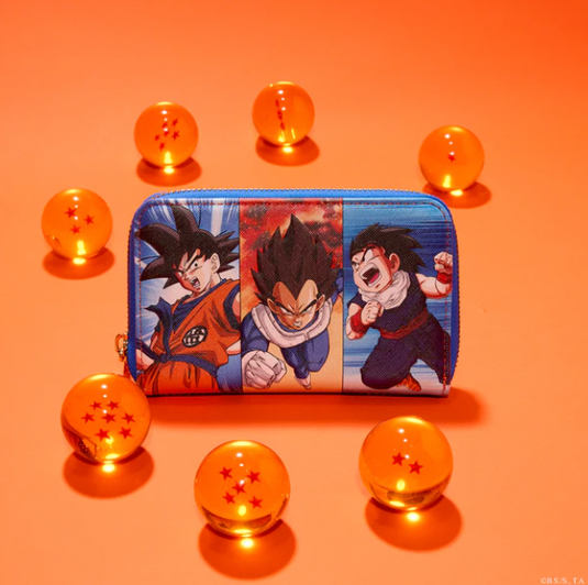 Dragon Ball Z Trio Zip Around Wallet