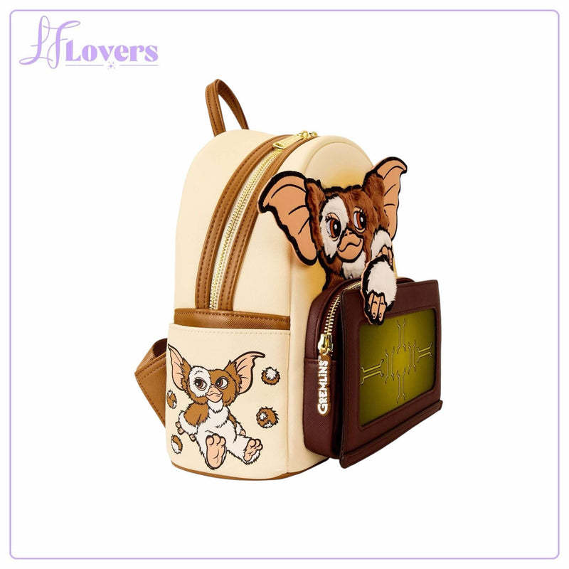 Load image into Gallery viewer, Loungefly Warner Brothers Gremlins 40th Anniversary Gizmo Mini Backpack
