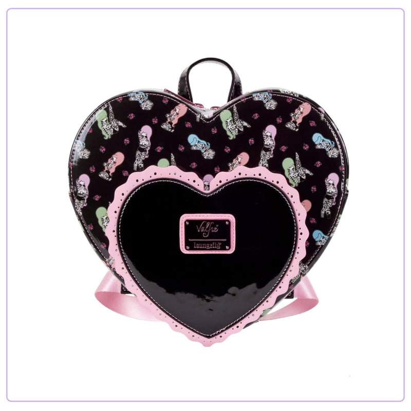 Load image into Gallery viewer, Loungefly Valfré Double Heart Mini Backpack
