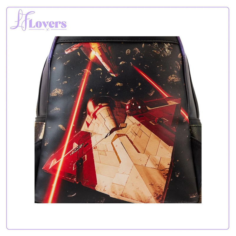 Load image into Gallery viewer, Loungefly Star Wars Episode Two Attack of the Clones Scene Mini Backpack - LF Lovers
